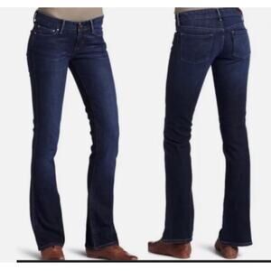 Levi's Women's Blue Denim Demi Curve Boot Cut Jeans 6 (29/31) Classic Fit